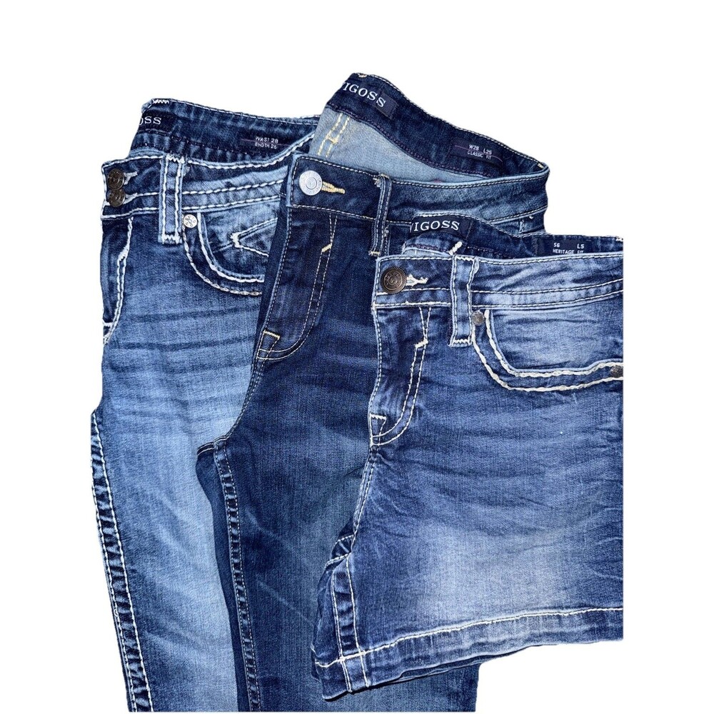 Vigoss Jeans And Shorts  Size 25,28 & 6 - Picture 2 of 6